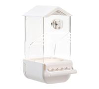 Zqkimzi Parakeet Automatic Feeder, Bird Cage Pet Feeder, Parakeet Food Container, Parakeet Feeder Keep Your Bird's Cage Clean and Tidy with This Automatic Pet Feeders for Small Cage