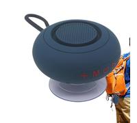 Zqkimzi Portable Shower Speaker, Rechargeable Bathroom Audio, Wireless Stereo Speaker with Bass, Compact Device, Outdoor Sound with Suction Cup, Home Entertainment for Travel and Pool