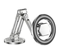 Zqkimzi Stand Phone - Magnetic Holder, 7in 360 Degree Rotation, Foldable Mount for Dashboard, Universal Magnetic Phone, Mount with Strong Grip, Automotive Road Trips, Hands Free Viewing