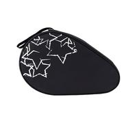 Zqkimzi Table Tennis Paddle Cover, Oxford Cloth Case, Lightweight Organizer Pouch, Zippered Protective Storage, Pong Racket Holder, for Athletes Kids Teens Men Women On-The-Go Play, 11.81x7.87x1.38in