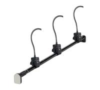 Zqkimzi Wreath Hangers Front Door, Adjustable Removable Hook, No Screw Over The Door Holder Seasonal Decor, Ideal for Closets, Garage, Porch, Bedroom, RV, Dorm, Workplace, Holiday Displays, 80x205cm