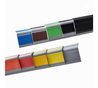 ZQKJLH Stair Edge Protector Strips Rubber Step Edge Trim Staircase Nosing Flame Retardant Traction Treads Outdoor Indoor Stairway Pads Help Elderly to Walk The Stairs Safely(Black A,40m/131ft)