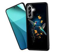 ZQLPLZR for Galaxy A27 5G Case,Tire Anti-Skid Edges Cute Design Shockproof Bumper Full Protection Back Cover for Samsung Galaxy A27 5G 6.7" 2026,Hummingbird and Flower