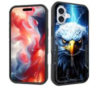 ZQLPLZR Magnetic for iPhone 17 Case,[Compatible with MagSafe] [Military Grade Drop Protection] Heavy Duty Shockproof Phone Case for iPhone 17 6.3" 2025,Bald Eagle with Lightning