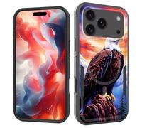 ZQLPLZR Magnetic for iPhone 17 Pro Case,[Compatible with MagSafe] [Military Grade Drop Protection] Heavy Duty Shockproof Phone Case for iPhone 17 Pro 6.3" 2025,Bald Eagle