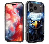 ZQLPLZR Magnetic for iPhone 17 Pro Case,[Compatible with MagSafe] [Military Grade Drop Protection] Heavy Duty Shockproof Phone Case for iPhone 17 Pro 6.3" 2025,Bald Eagle with Lightning