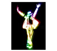 ZQMHCY Diamond Painting Full Kits Celebrity Michael Jackson 5D Diamond Art for Adults Full Drill,Kids Diamond Painting Kits by Numbers,Full Diamond Painting Kit Home Wall Decor 30 x 40 cm