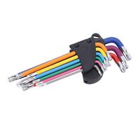 Zqmvik Hex Key Set 9PCS Star Shaped Hex Socket Wrench Set with Large Torsion for Repair