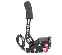 ZQNRBW USB handbrake, 14-bit USB Handbrake for All PC Windows Systems, Racing Games, and Logitech G25 G27 G29 T500 T300 Analog Performance Handbrake