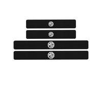 ZQRHHWINY 4pcs Car Door Sill Protector Strips, for MG ZS EV HS GT MG4 3 5 6 7 RX5 RX8 Automobile Threshold Decoration Strip Anti-Trampling Protection Decorative Strips,A