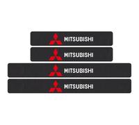 ZQRHHWINY 4pcs Car Door Sill Protector Strips, for Mitsubishi L200 Ⅴ Club Cab 2015-2023 Automobile Threshold Decoration Strip Anti-Trampling Protection Decorative Strips