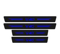 ZQRHHWINY 4pcs Car Door Sill Protector Strips, for Volvo V40 V 40 Automobile Threshold Decoration Strip Anti-Trampling Protection Decorative Strips,C