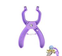 ZQSFPK Crochet Eyes Tool, Crochet Eyes Tool Pliers for Crochet and Stuffed Animals, Efficient DIY Craft Install Accessories for 5-30mm Doll Eyes, Purple(1Pcs)