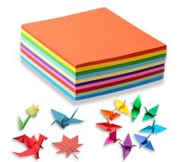 ZQuintuplian 100 Sheets Multicolor A4 Coloured Paper for Arts & Crafts, Origami, Presentations, Collages, Drawing, Paper Cutting, DIY