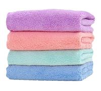 ZQuintuplian 4 Pack Face Cloths for Washing Face, Face Cloths Applicable To Wash Face, Face Cloths for Cleansing, Remove Makeup, Kitchen, Gym, Business Trip, Take A Shower, Travel, Living Room