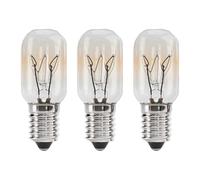 Zquqwa 3 Pack 15W E14 Wax Warmer Light Bulb, 220V Scentsy Bulbs, Salt Lamp Bulb Mini Plug-in Wax Burner Bulbs, 2700K Warm White Small Edison Screw SES Pygmy Fridge Scentsy Bulb for Plug-in Warmers