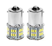 Zquqwa LED Bulbs, BA15S P21/5W 12V 24V Car Brake Light, 54SMD 3014 Chipsets, Replacement Reverse Backup Bulb Daytime Running Lamp High Brightness White LED Light for Car RV Trailer Boat, 2 Pcs (1156)