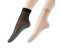 ZQUZEMS Lace Socks 5 Pairs Soft Socks Thin Silk Socks Non-Slip Bottom Splice Ladies Breathable Sock-10 Pairs-10Pairs