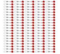 Zqxnt 100Pcs Fishing Float Connector Bobbers Stops Space Bean Sliding Swivels Fishing Line Sinked Slides Fishing Accessories Fishing Line Hook Swivels Shank Clip Connector