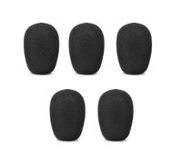 Zqxnt 2/5/10Pcs Comfortable Microphone Filter Foam Covers Microphone Windscreen For B350XT 3450-XT Gaming Headphones Comfortable Earphone Mic Cover