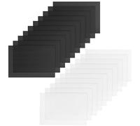 Zqxnt 20Pcs 0.5mm PVC Net Sheets 7.87x11.8'' Fursuit Eye Water Resistant Canvas For Role Play Fursuit Mesh Canvas