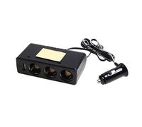 Zqxnt 24V To 12V Power Outlet 60W With USB Car Charging Adapter 3 Socket Cigarettes Lighters Splitter Adapter For Phone Tablet