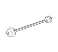 Zqxnt 304 Nonrust Steel Miso Soup Scoops Double Stirring Heads Rotating Measurement Tool For Salt Control And Easy Melting Hygienic Nonrust Steel Spoon
