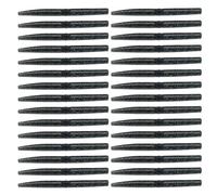 Zqxnt 30Pcs Artificial Baits Earthworm Soft Fishing Lures Salts Scent Soft PVC Stick Baits Slow Sinking Noodles Lures for Freshwater