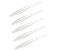 Zqxnt 5Pcs Soft Baits Floating Fishing Lure Slightly Split Tail Swimbaits Lures Artificial Rigged Tackles Floating Lure