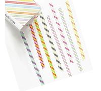 Zqxnt 8Rolls 3mmX5m Decorative Tape Set Dot Striped Pattern Craft For Scrapbooking Journal Planner Project Wrapping Japanese Paper