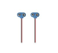 Zqxnt ABS Hard Shell Batteries Clip Tester T/I Shped DC5521 Universals Connectors For Various Devices Secure Conductivity Testing Batteries Terminals Tester