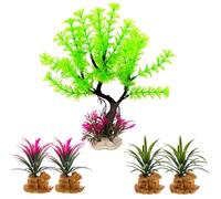 Zqxnt Aquariums Water Plant Simulation Artificial Moss Tree With Base For Fishtanks Environment Enhancing Landscape Accessories Aquariums Plant