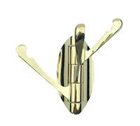 Zqxnt Bath Towel Wall Hanging with 3 Arms Hooks for Coat Scarf Bag for Hat Cup Indoor Outdoor Sturdy Wall Clothes H Adhesive Towel Hooks Brushed Bathrooms Gold Over Door Door Brushed Rack