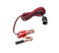 Zqxnt Battery Alligators Clip To Female Power Socket Outlet Cable For Car Electronic With Battery Clip Power Splitter Automotive Electrical Accessories