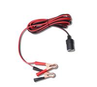 Zqxnt Battery Alligators Clip To Female Power Socket Outlet Cable For Car Electronic With Battery Clip Power Splitter Automotive Electrical Accessories