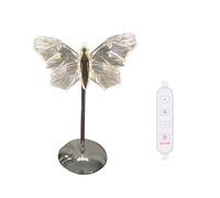 Zqxnt Butterfly Nightlight Bedside Table Lamps Acrylic Texture For A Whimsical Touch In Bedrooms Living Rooms Or Offices Adjustable Brightness LED Night Light