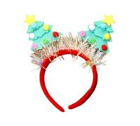 Zqxnt Celebrate Holiday With Unisex Christmas Tree Headband For Women Kids Christmas Accessory Youth Holiday Headgear