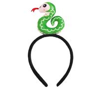 Zqxnt Chinese New Year Celebration Mascots Snake Headband With Soft Fabric Prank Hairhoop For Holiday Gathering Party Supply