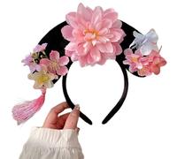 Zqxnt Classical Ancient Princess Headband For Female Vintage Flower Hairband Chinese Costume Hairhoop Roleplay Party Hair Decors