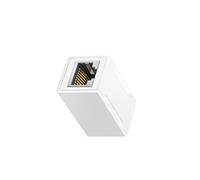 Zqxnt Compactly RJ45 Coupler Gigabit Connector Supporting Up To 10Gbps Speeds For Seamlessly Networking Setups Plugs And Play Cable Extender