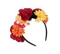 Zqxnt Dark Series Flower Hairband For Halloween Punk Hairhoop Mexico Festival Celebration Hairhoop Holiday Props Headwear