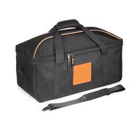 Zqxnt Elegant Black Carrying Case for Boombox 2/3/4 Loudspeaker Waterproof Protections Multiple Carrying Way Built in Storage Travel Bag for Speakers