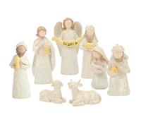 Zqxnt Elegant Resin Nativity Stable Set Symbolizing The Connection Between Religion And Craftsmanship Perfect Nativity Scene Figurines
