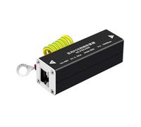 Zqxnt Ethernet Protector Multiple Levels Protections 100Mbps Networking Protector For Camera Networking Switches Black/1pc POE Protectors