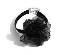 Zqxnt Fashion Pretty Girls Black White Lace Necklace Women Gothic Stretch Choker Jewelry Rose Flower Necklace Anniversary Choker Necklaces For Women Girls Wedding Fashion Jewelry Clavicle Chain