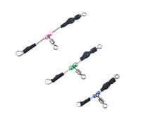 Zqxnt Fishing Tackle Accessories Smooth Swivels Connectors Easy To Use Bearing Connector Fast Hook For Anglers Metal With Beads