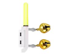 Zqxnt Fishings Rod LED Glow Stick Night Fish Strikes Alerts Glow Stick Bites Alarm Lamp Rod Tip Tube Fishing Alarm LED
