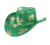 Zqxnt Funny Hat Irish Patricks Day Hat Fun Festivals Costume Accessories Carnivals For Adults Patricks Day Green Cowboy