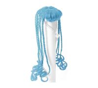 Zqxnt Geese Dog Celebration Headpiece Long Braided Hairstyle Themed Outfit Synthetic Hair Simple Animal Braided Hairpiece For Pet