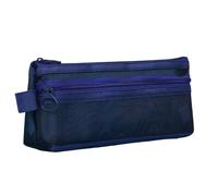 Zqxnt High Capacity Pencil Case 2 Compartments Pen Bag Clear Pencil Pouches Pen Organizers Travel Cosmetic Bag for Adult School Case
